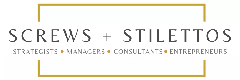 Screws + Stilettos - Strategic Business Consultants Logo